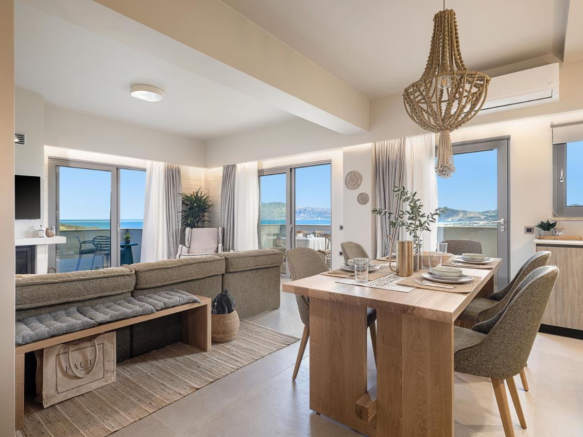 Emmanuel'S Sea View Luxury Apartment Kíssamos Exteriér fotografie