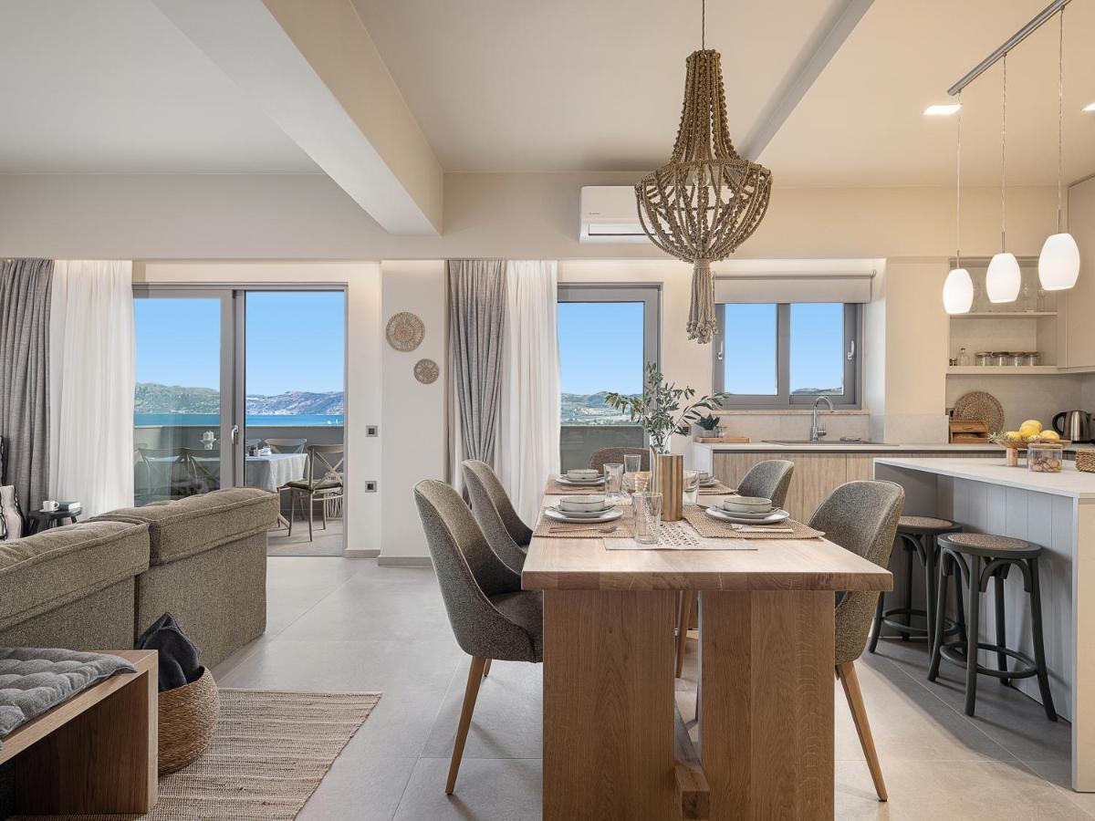 Emmanuel'S Sea View Luxury Apartment Kíssamos Exteriér fotografie